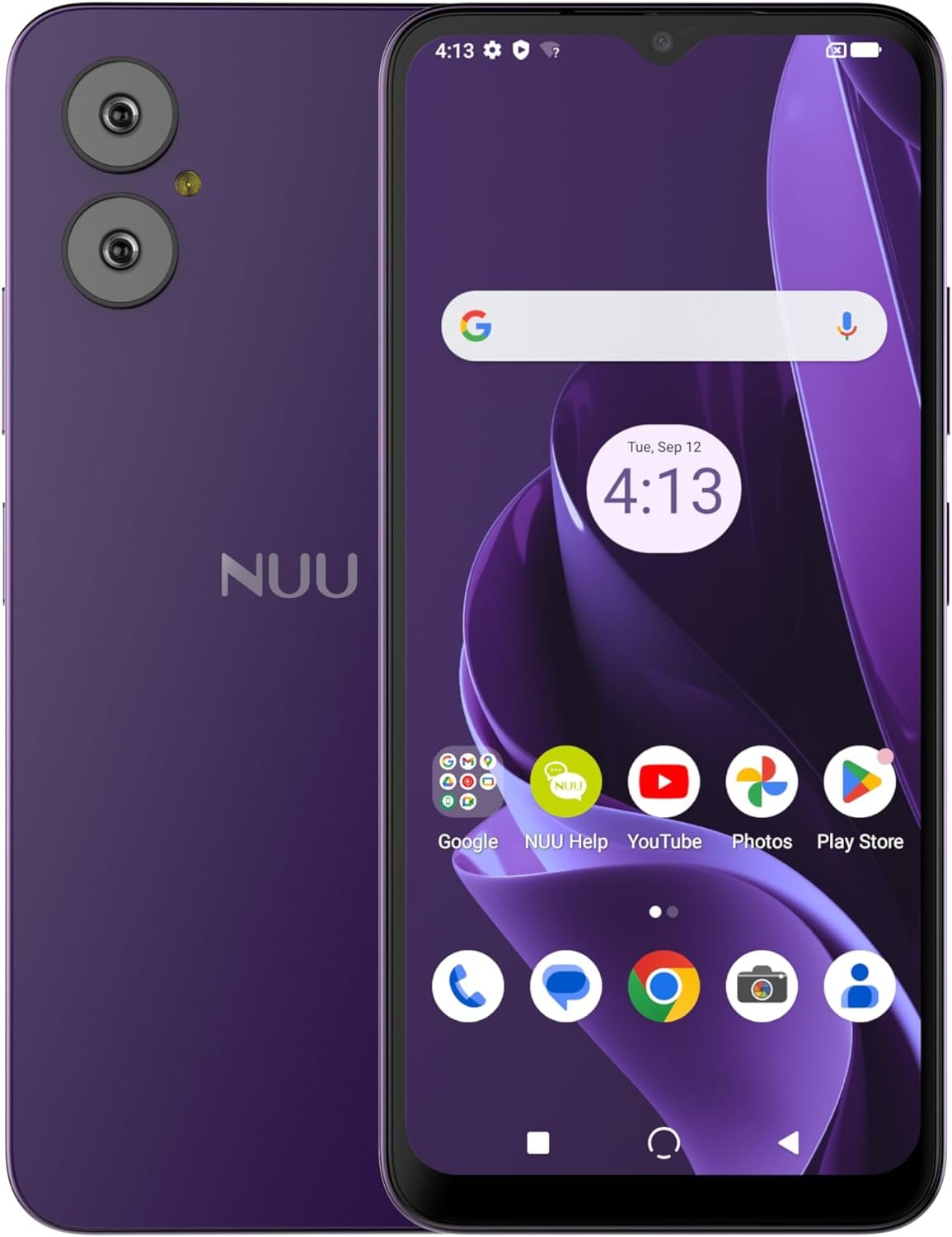 NUU A15 Unlocked Cell Phone: Perfect for Teenagers with Mint Mobile, T-Mobile, and MetroPCS Compatibility